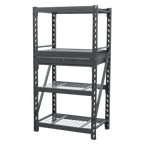 Heavy-Duty Racking Unit with 4 Mesh Shelves & Single Drawer 640kg Capacity Per Level AP6372COMBO1