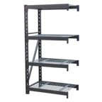 Heavy-Duty Racking Extension Pack with 4 Mesh Shelves 640kg Capacity Per Level AP6372E