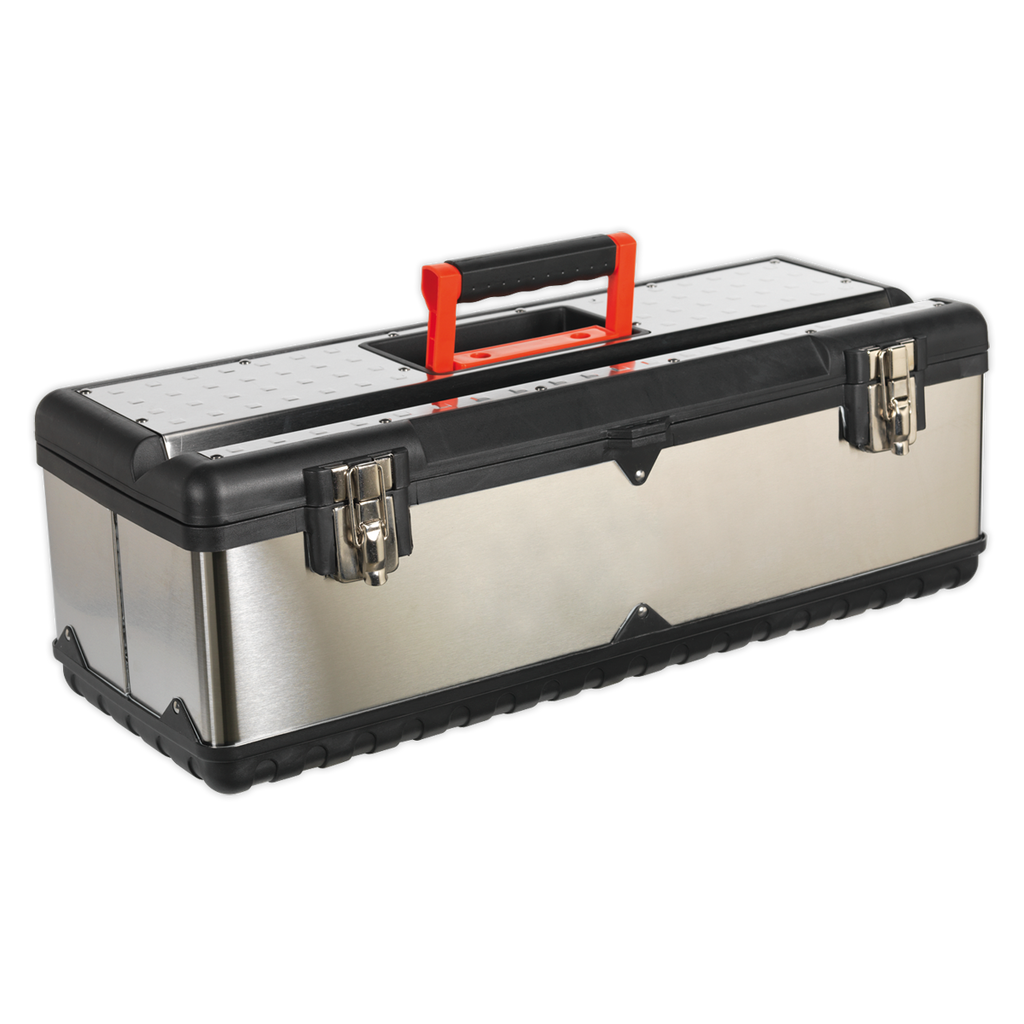 Stainless Steel Toolbox with Tote Tray 660mm AP660S