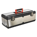 Stainless Steel Toolbox with Tote Tray 660mm AP660S