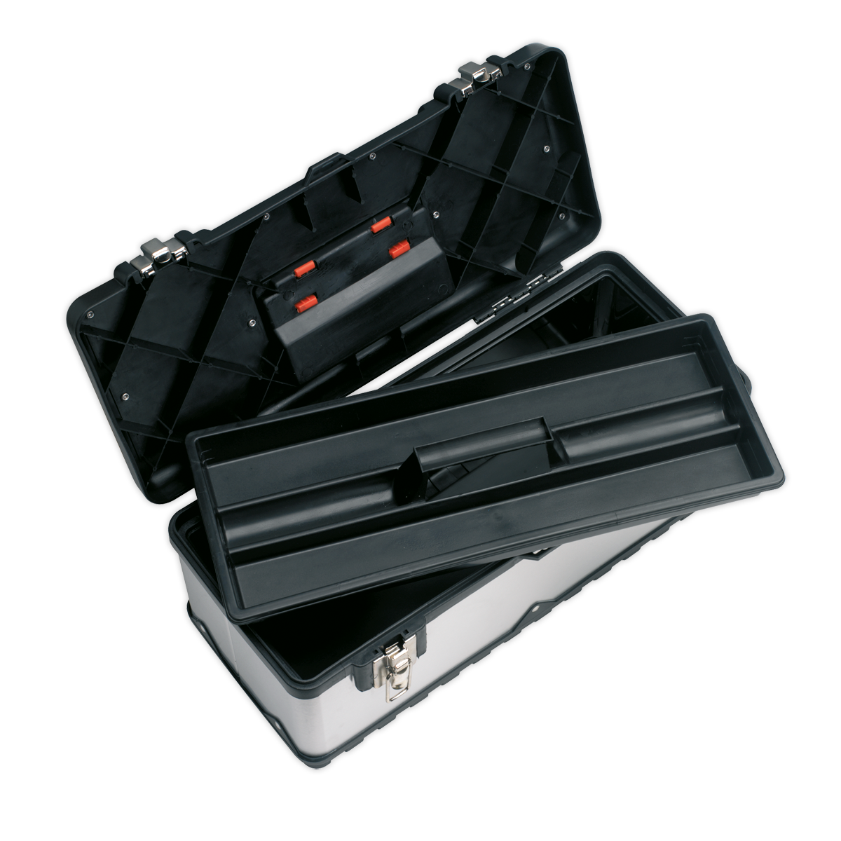 Stainless Steel Toolbox with Tote Tray 660mm AP660S