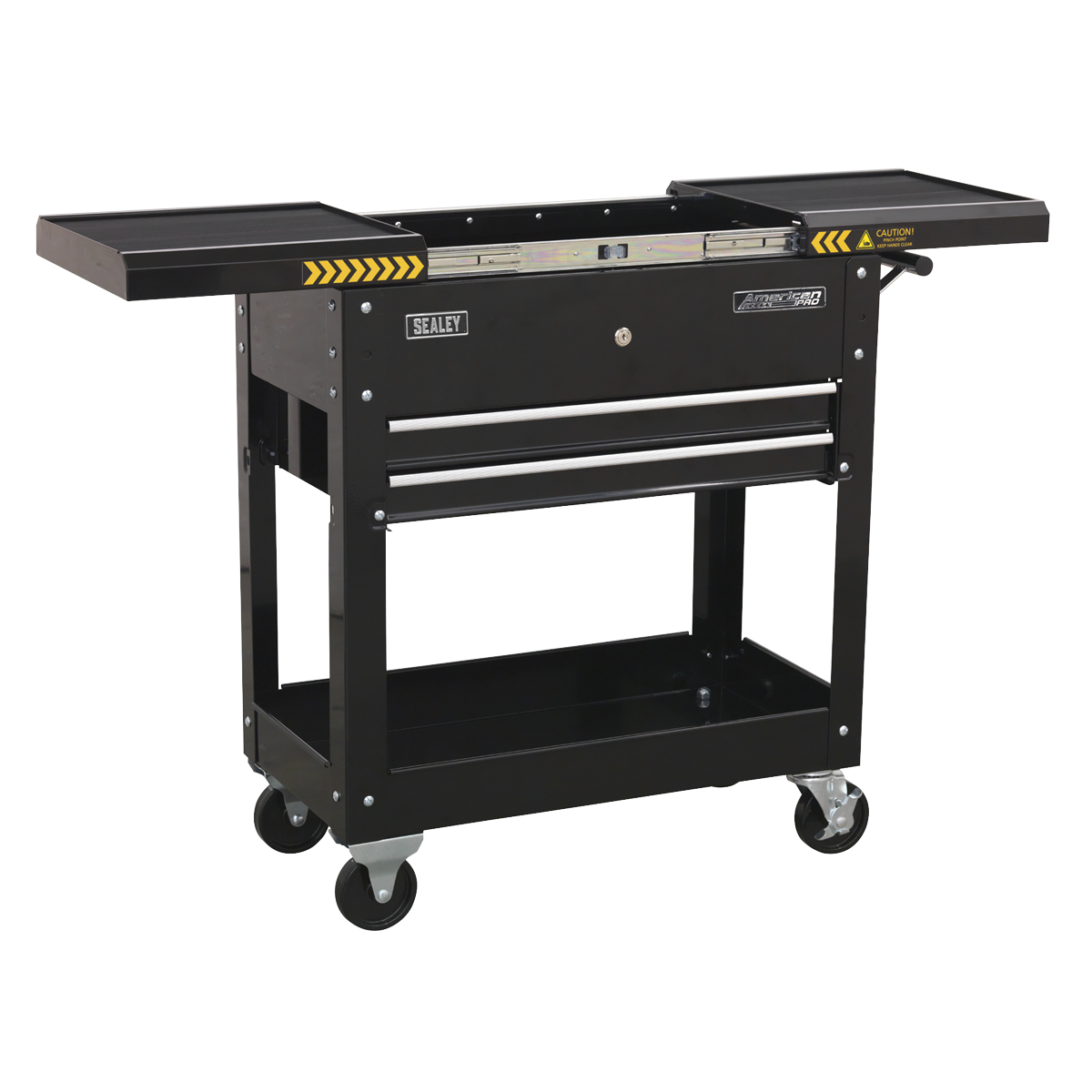 Mobile Tool & Parts Trolley - Black AP705MB