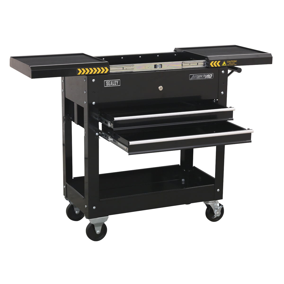 Mobile Tool & Parts Trolley - Black AP705MB