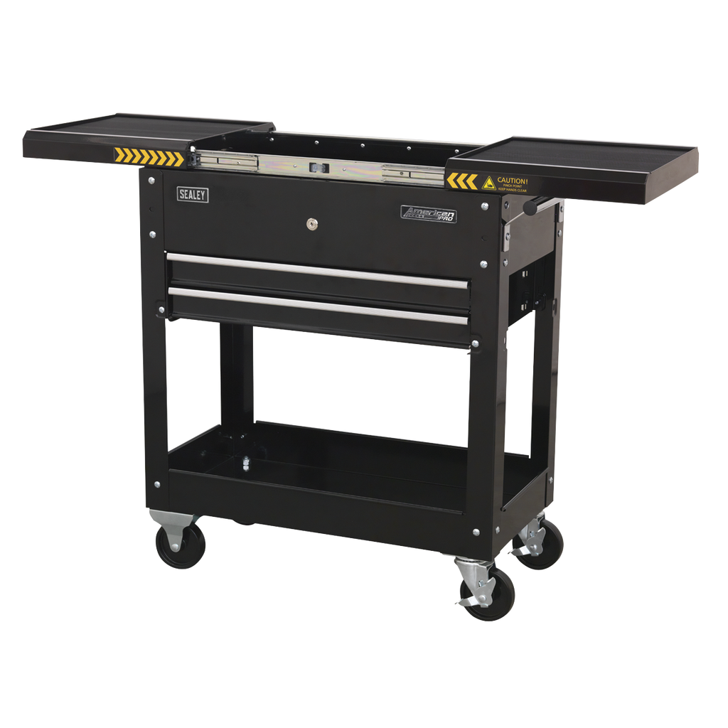 Mobile Tool & Parts Trolley - Black AP705MB