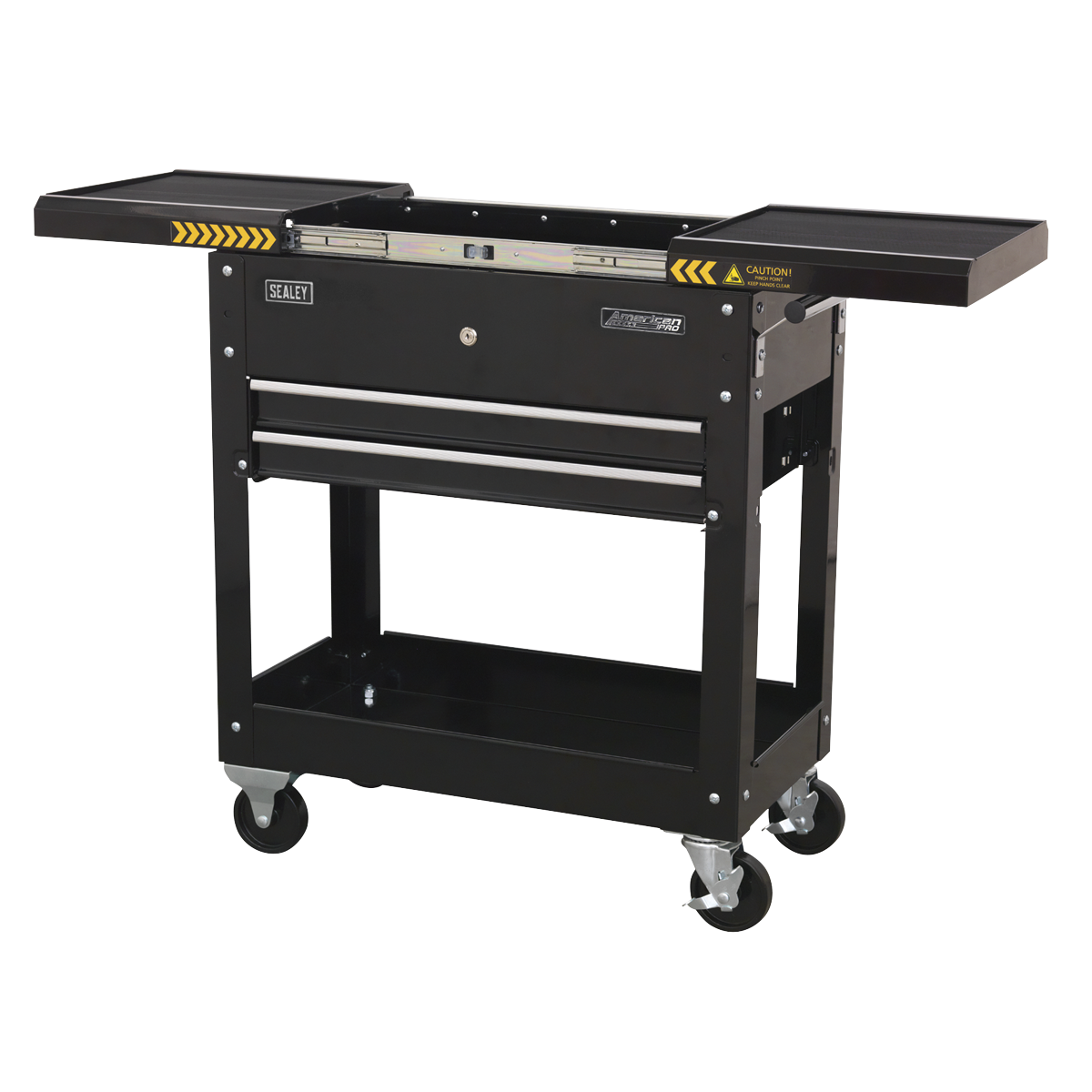 Mobile Tool & Parts Trolley - Black AP705MB