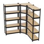 Corner Racking Unit with 5 Shelves AP7150COMBO1