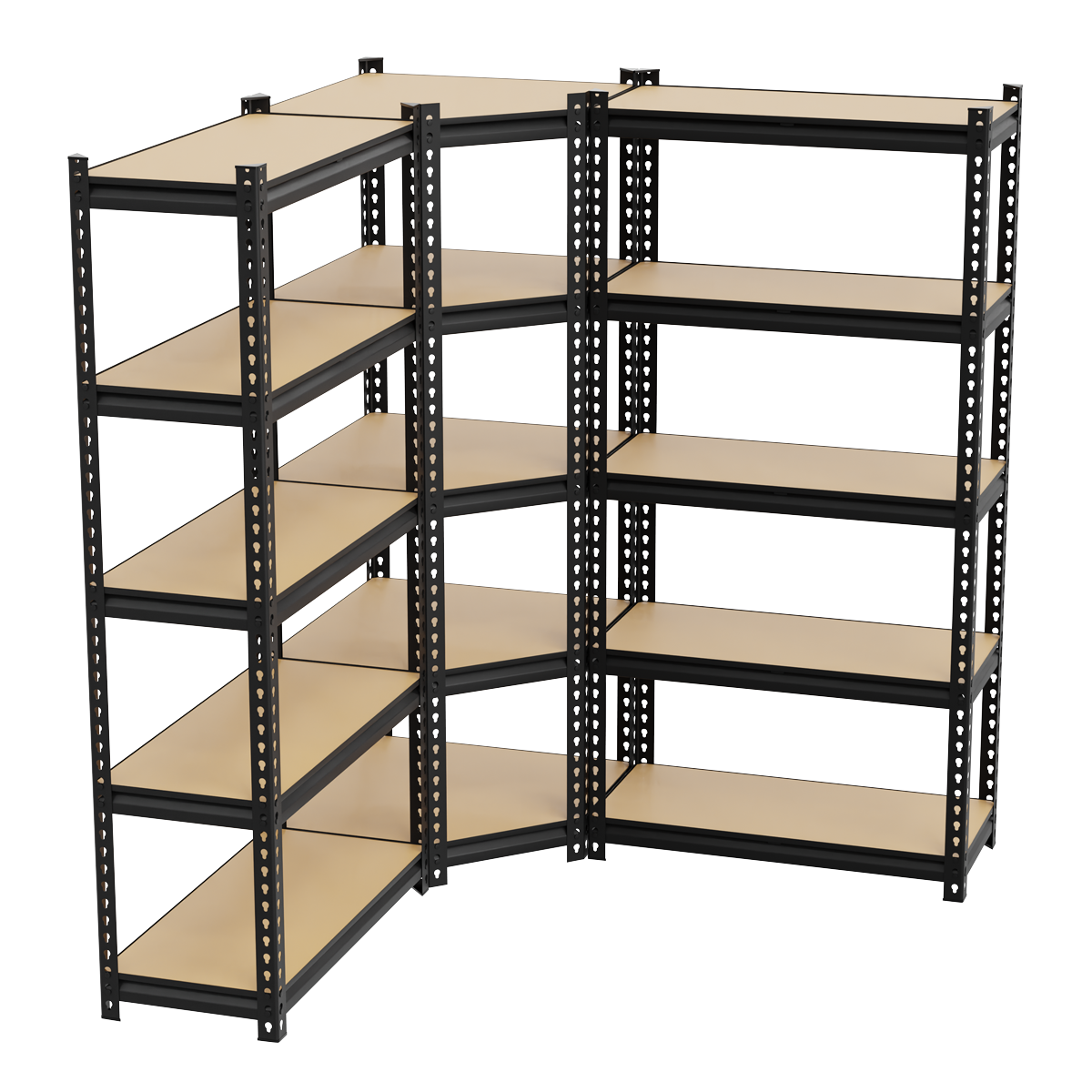 Corner Racking Unit with 5 Shelves AP7150COMBO1