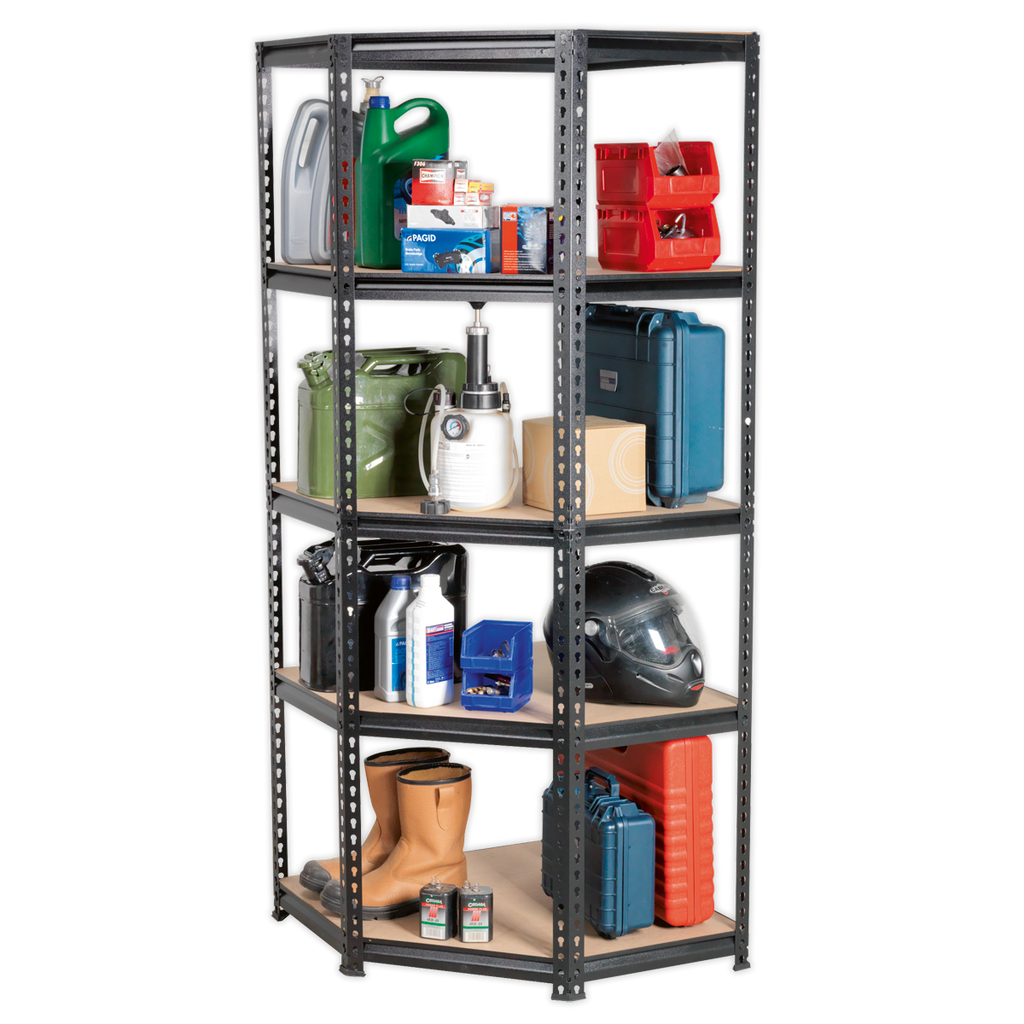 5-Level Corner Racking Unit 150kg Capacity Per Level AP7150C