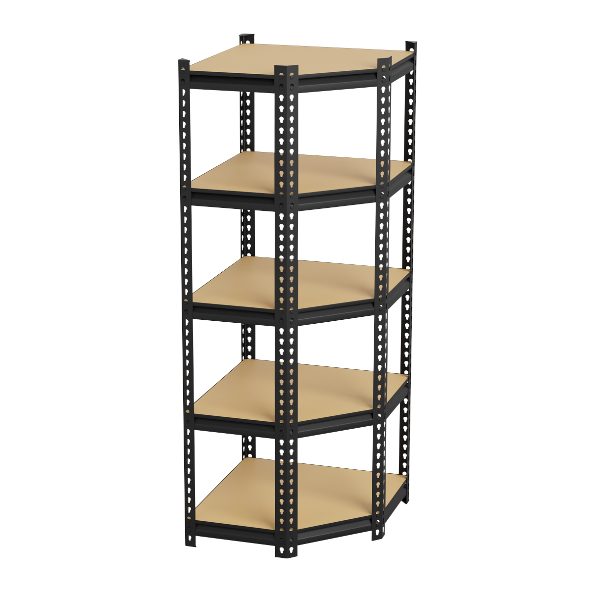 5-Level Corner Racking Unit 150kg Capacity Per Level AP7150C