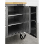 Mobile Stainless Steel Tool Cabinet & Cupboard 10 Drawer AP7210SS