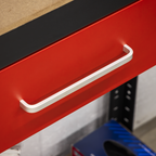 Shelving Unit 4-Tier with Cupboard & Drawer 150kg Capacity Per Level AP830R