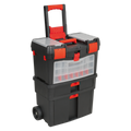 Mobile Toolbox with Tote Tray & Removable Assortment Box AP850