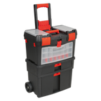 Mobile Toolbox with Tote Tray & Removable Assortment Box AP850