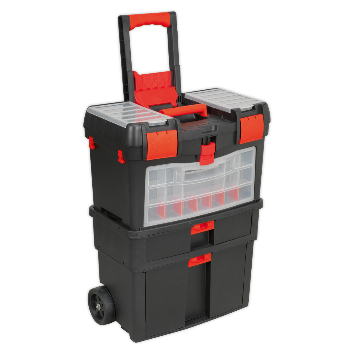 Mobile Toolbox with Tote Tray & Removable Assortment Box AP850