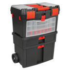 Mobile Toolbox with Tote Tray & Removable Assortment Box AP850