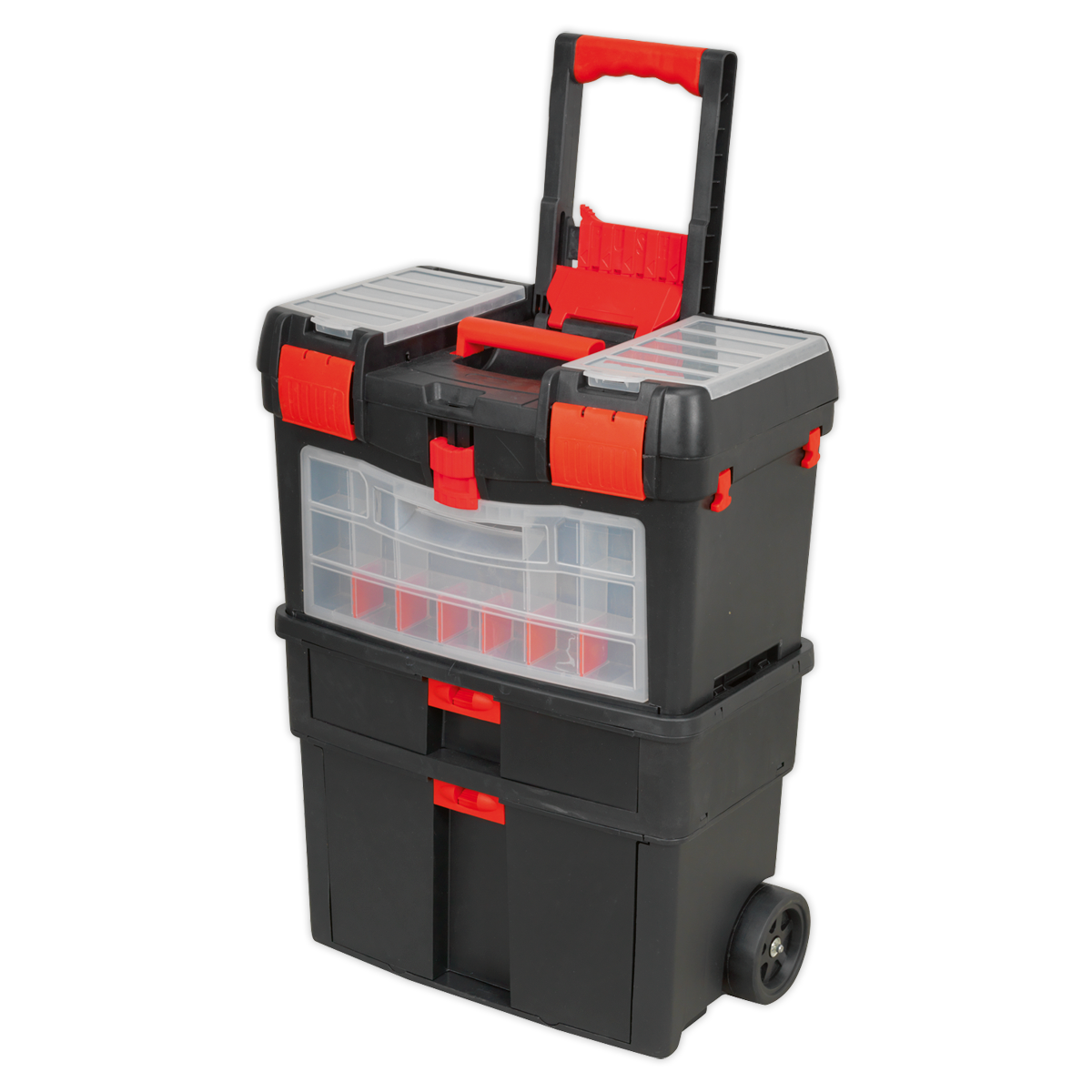 Mobile Toolbox with Tote Tray & Removable Assortment Box AP850
