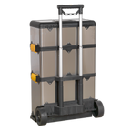 Mobile Stainless Steel/Composite Toolbox with 3 Compartments AP855