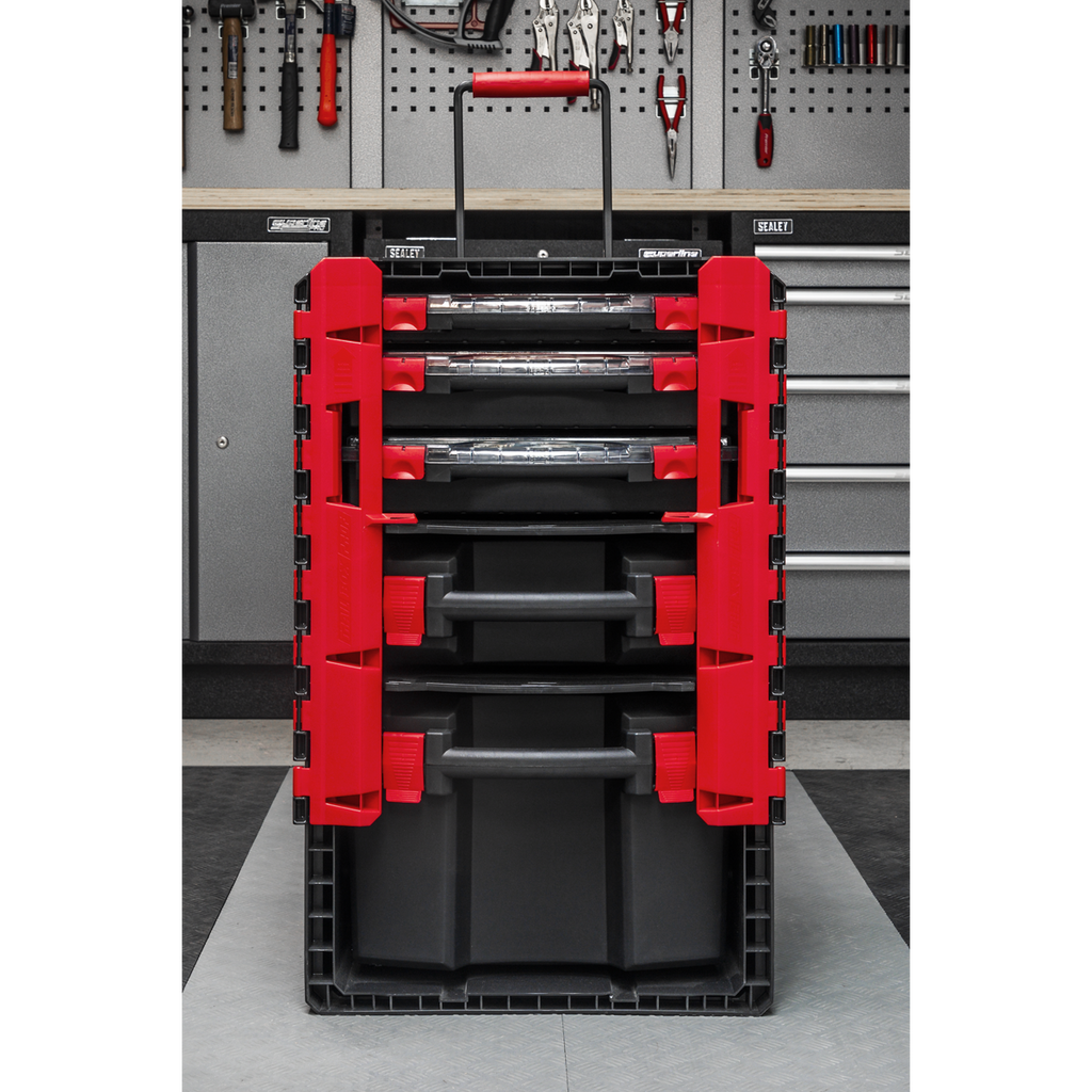 Professional Mobile Toolbox with 5 Removable Storage Cases AP860