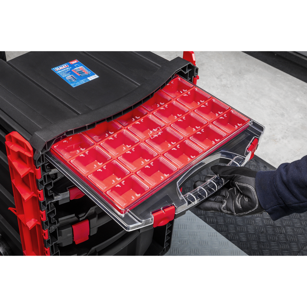 Professional Mobile Toolbox with 5 Removable Storage Cases AP860