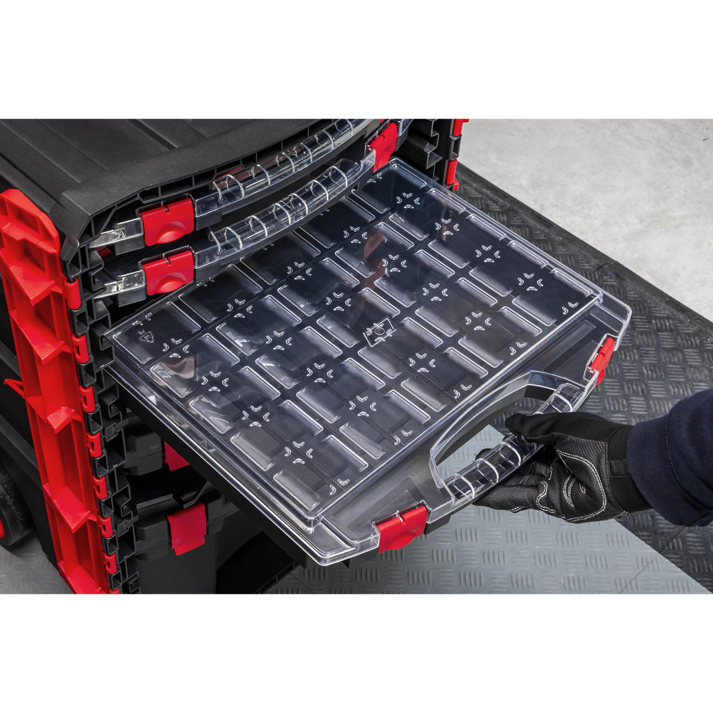 Professional Mobile Toolbox with 5 Removable Storage Cases AP860