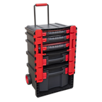Professional Mobile Toolbox with 5 Removable Storage Cases AP860