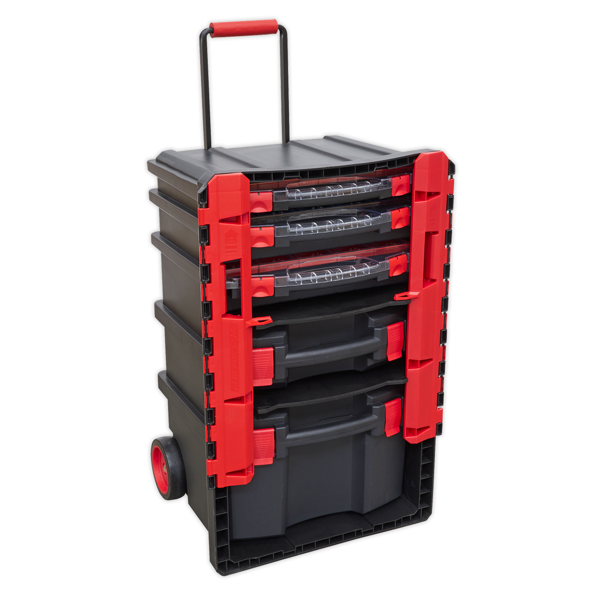 Professional Mobile Toolbox with 5 Removable Storage Cases AP860