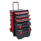 Professional Mobile Toolbox with 5 Removable Storage Cases AP860