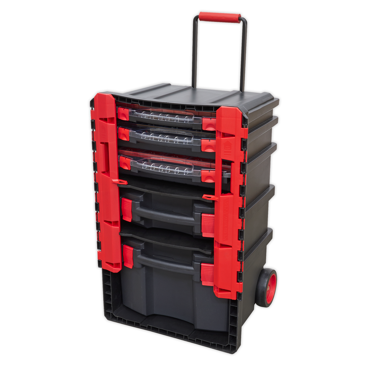 Professional Mobile Toolbox with 5 Removable Storage Cases AP860