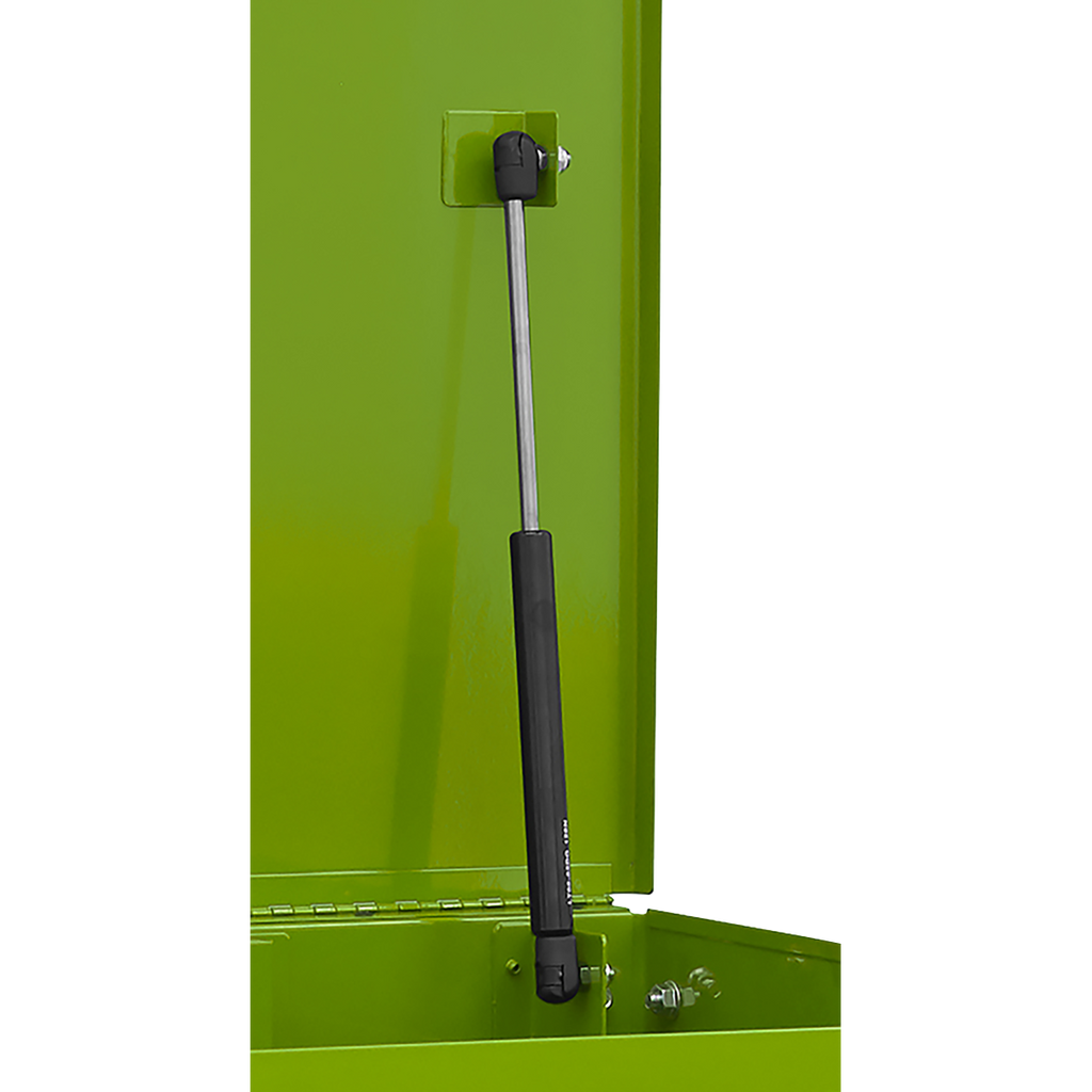 Heavy-Duty Mobile Tool & Parts Trolley with 5 Drawers and Lockable Top - Hi-Vis Green AP890MHV
