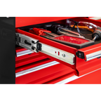 Heavy-Duty Mobile Tool & Parts Trolley with 5 Drawers & Lockable Top AP890M