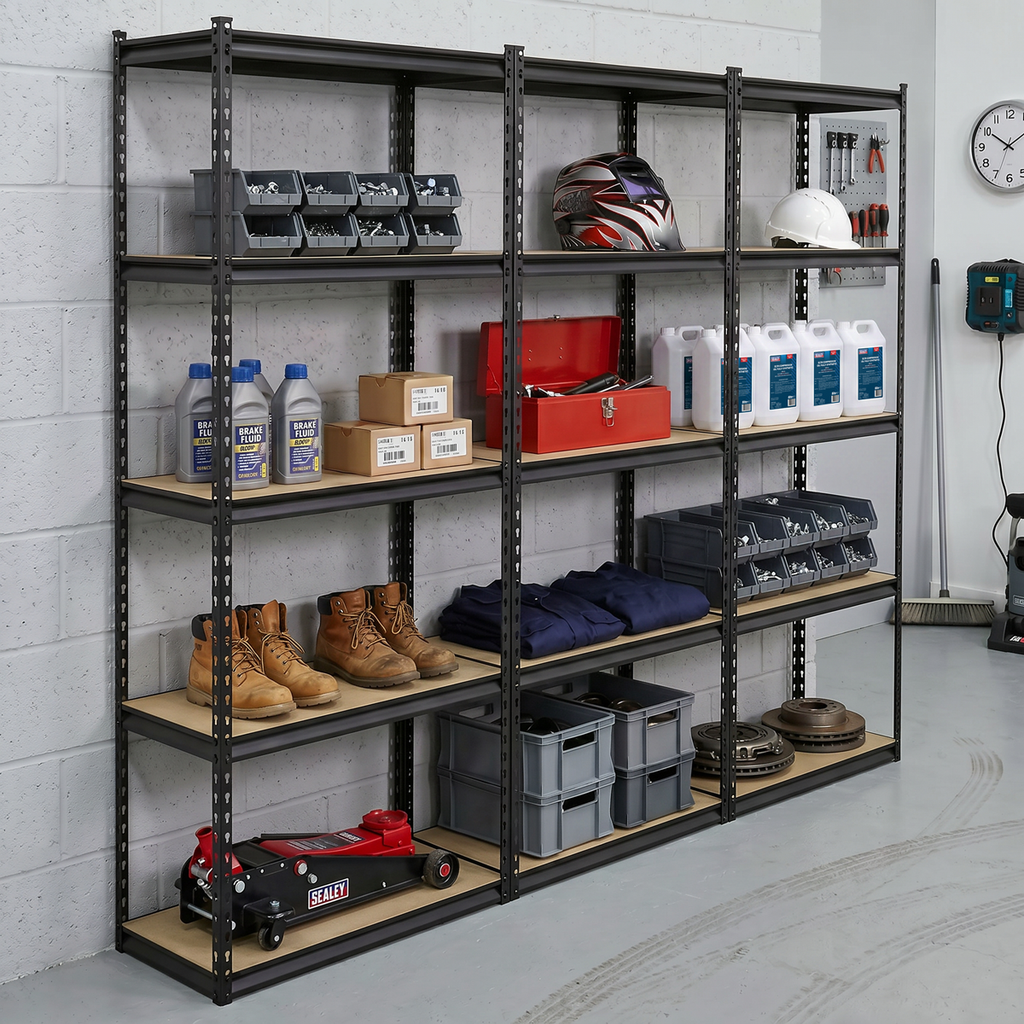 Racking Unit with 5 Shelves 340kg Capacity Per Level - Set of 3 AP900RCOMBO1