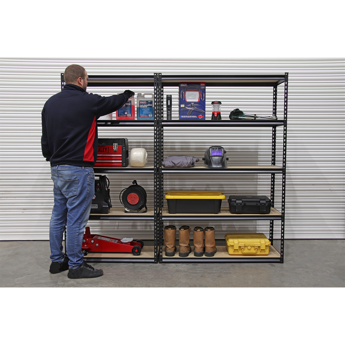 Racking Unit with 5 Shelves 340kg Capacity Per Level AP900R