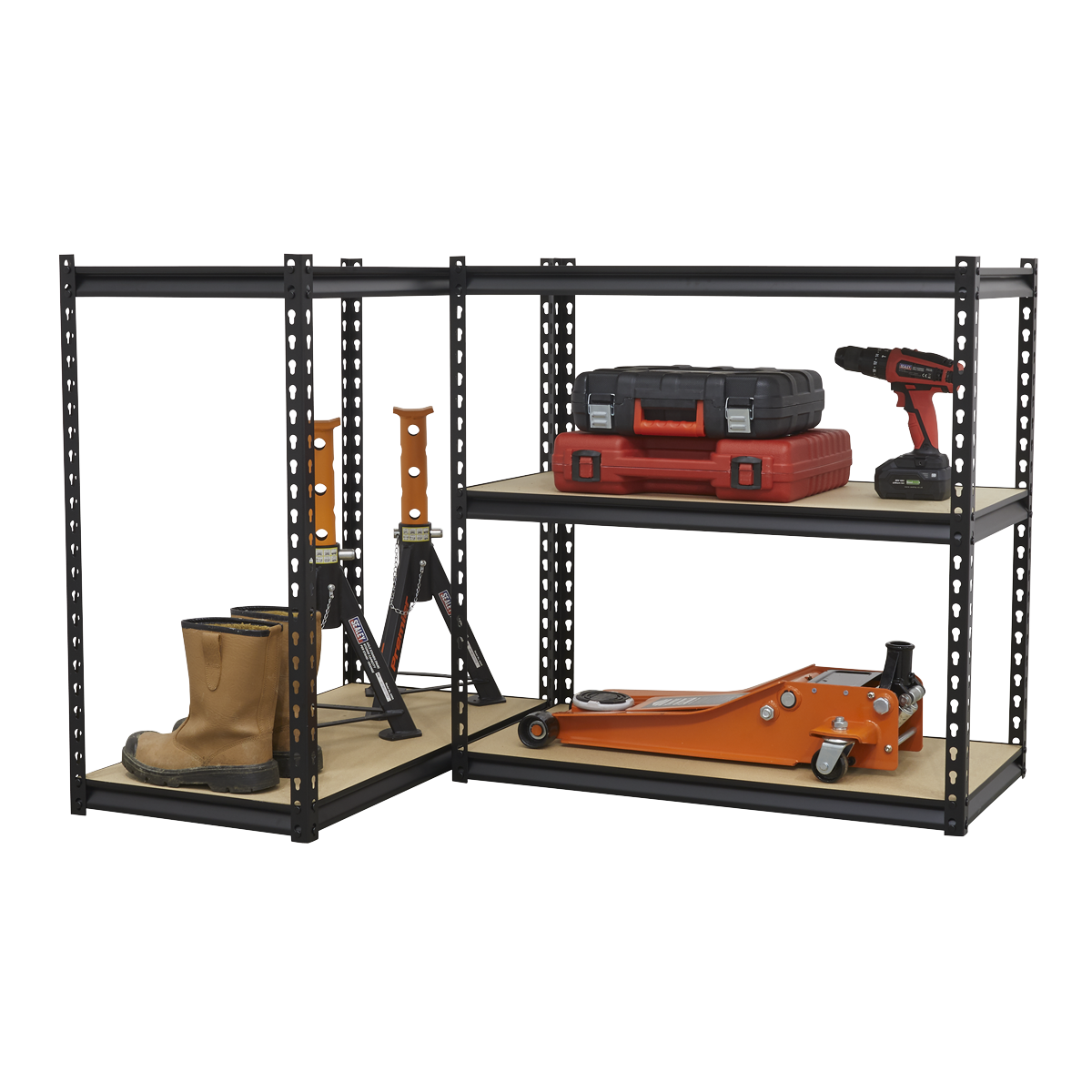 Racking Unit with 5 Shelves 340kg Capacity Per Level AP900R