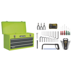 Tool Chest 3 Drawer with 93pc Tool Kit AP9243BBHVCOM
