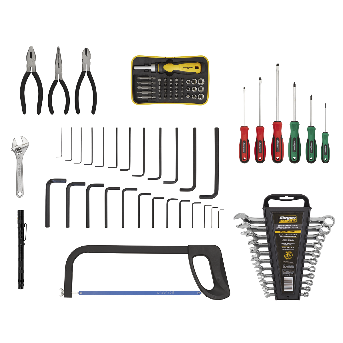 Tool Chest 3 Drawer with 93pc Tool Kit AP9243BBHVCOM
