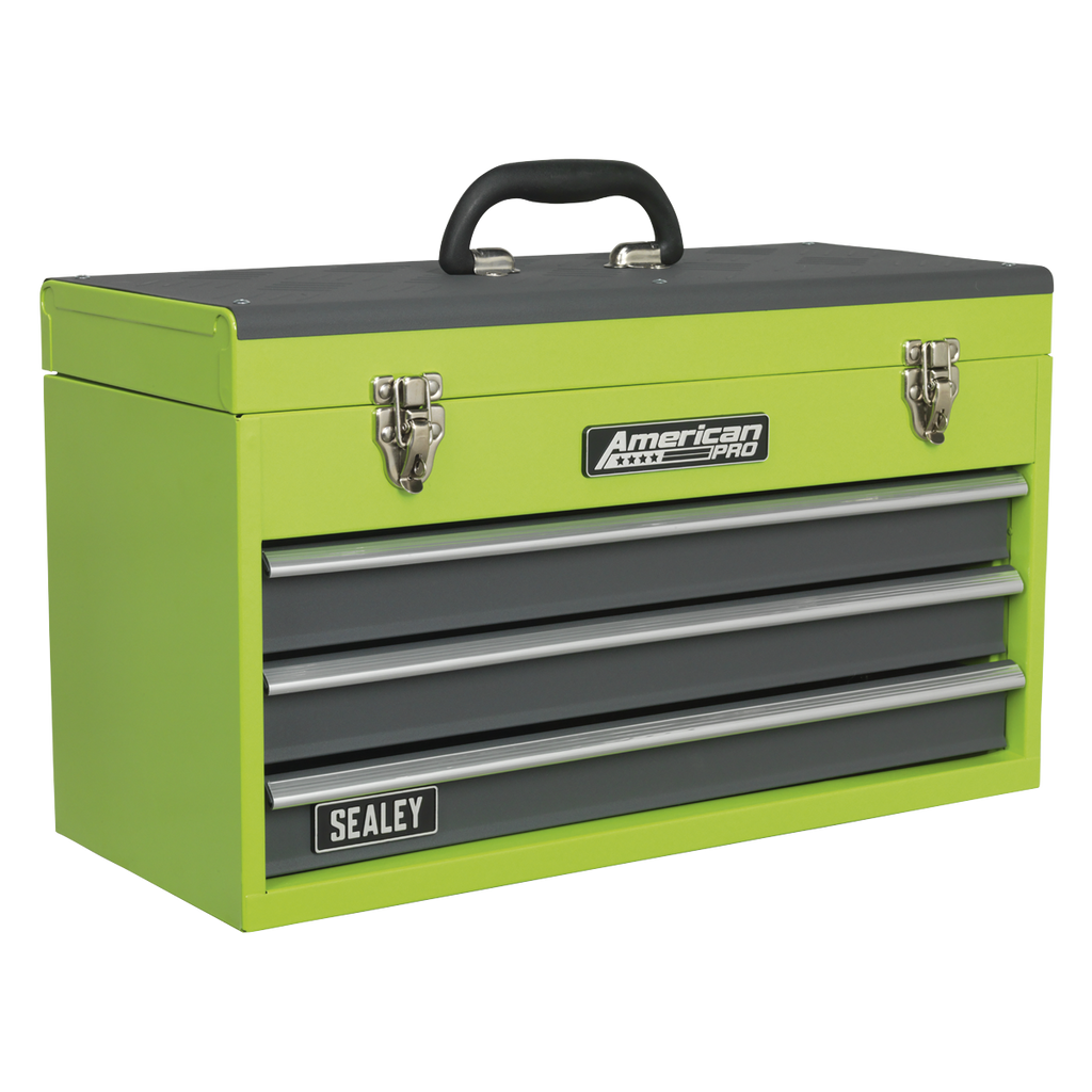 Tool Chest 3 Drawer - Green/Grey AP9243BBHV