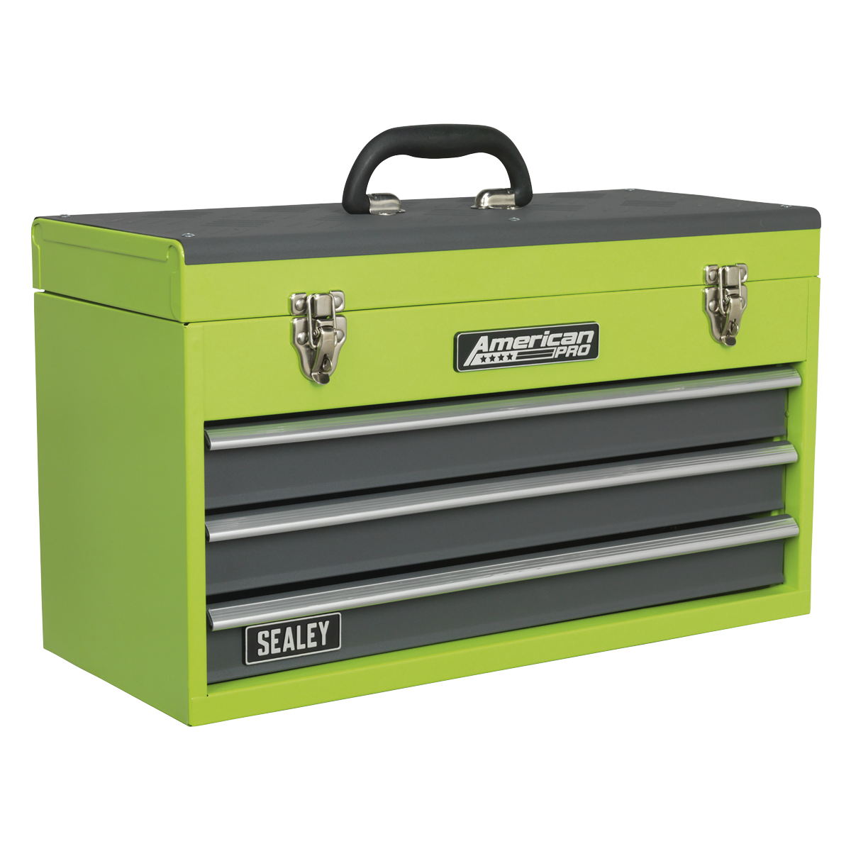 Tool Chest 3 Drawer - Green/Grey AP9243BBHV
