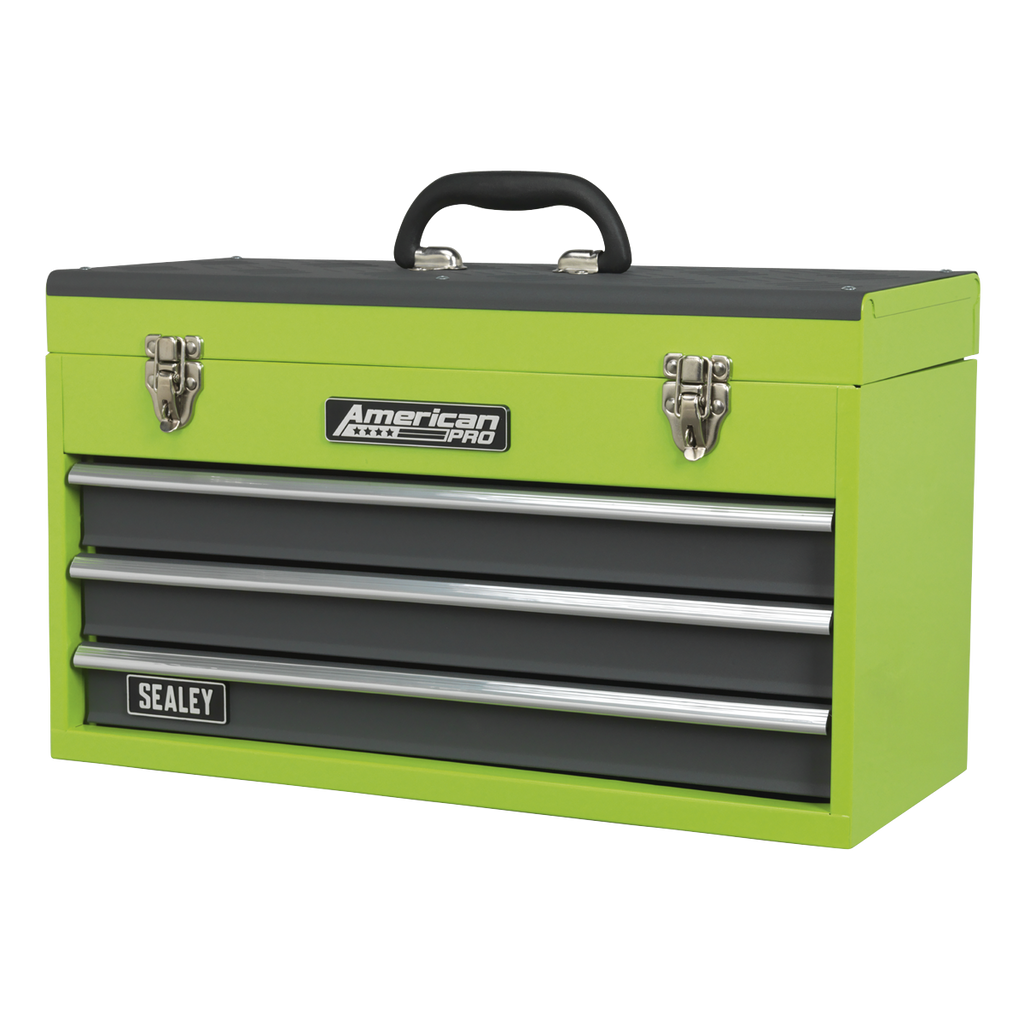 Tool Chest 3 Drawer - Green/Grey AP9243BBHV