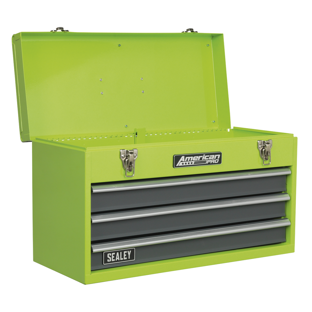 Tool Chest 3 Drawer - Green/Grey AP9243BBHV