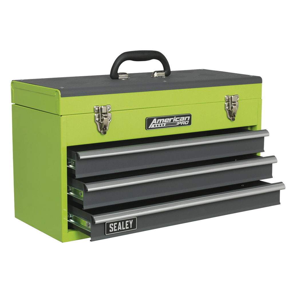 Tool Chest 3 Drawer - Green/Grey AP9243BBHV