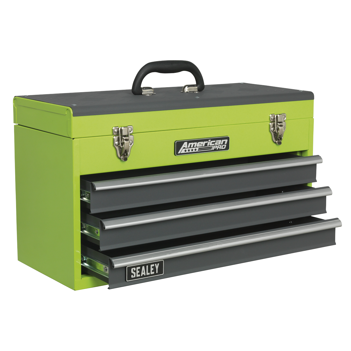 Tool Chest 3 Drawer - Green/Grey AP9243BBHV