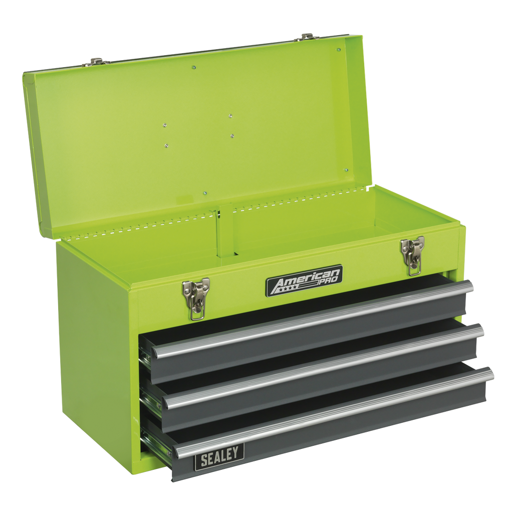 Tool Chest 3 Drawer - Green/Grey AP9243BBHV