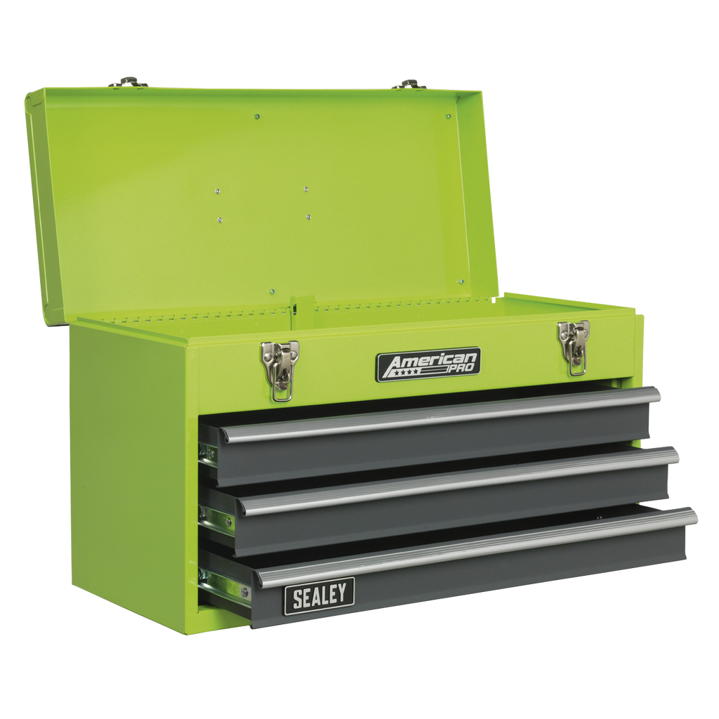 Tool Chest 3 Drawer - Green/Grey AP9243BBHV