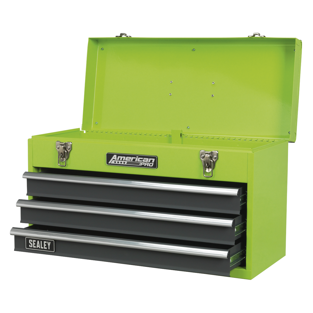 Tool Chest 3 Drawer - Green/Grey AP9243BBHV