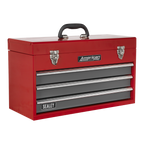Tool Chest 3 Drawer - Red/Grey AP9243BB