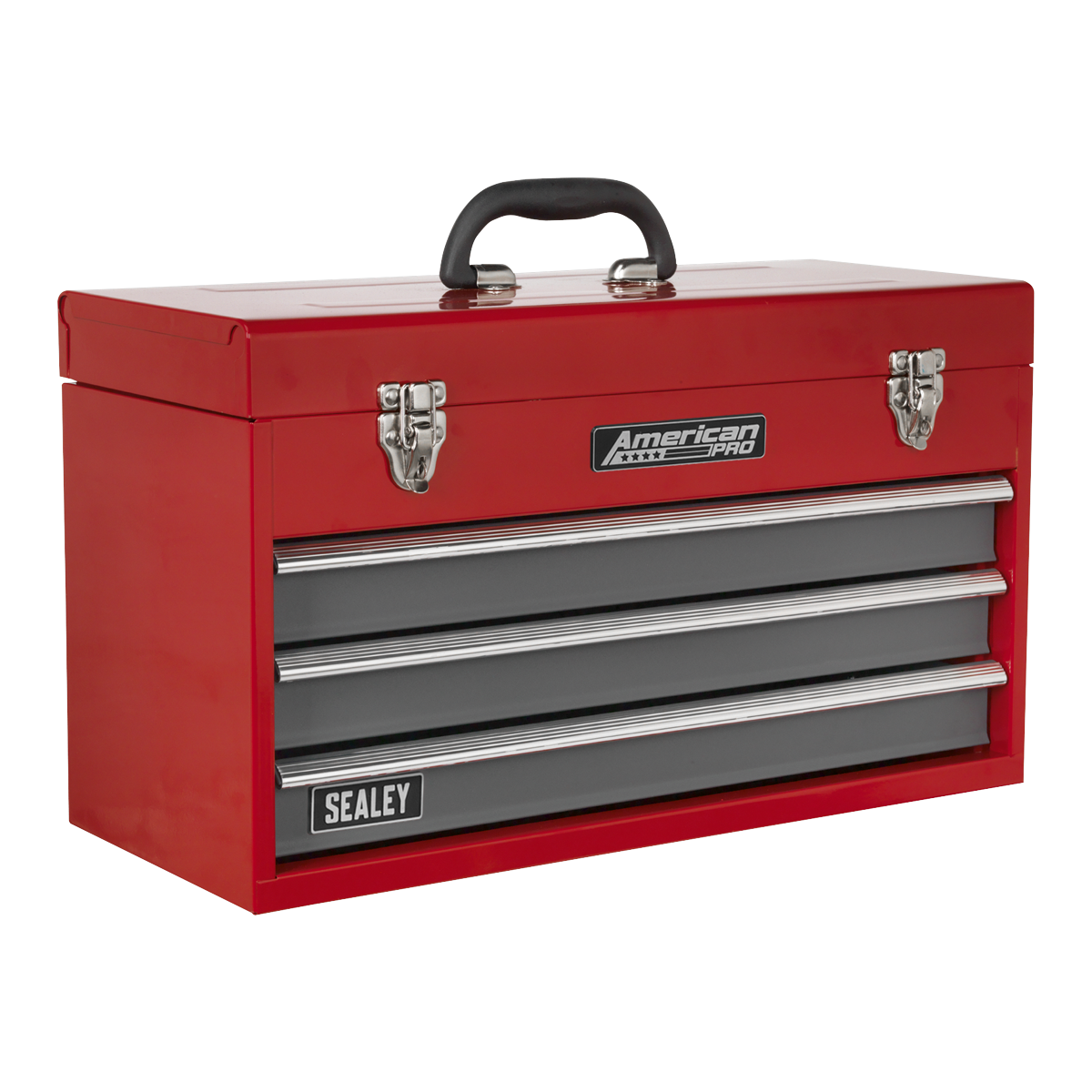Tool Chest 3 Drawer - Red/Grey AP9243BB