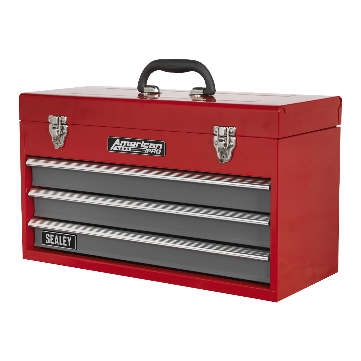 Tool Chest 3 Drawer - Red/Grey AP9243BB