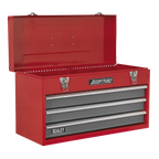 Tool Chest 3 Drawer - Red/Grey AP9243BB