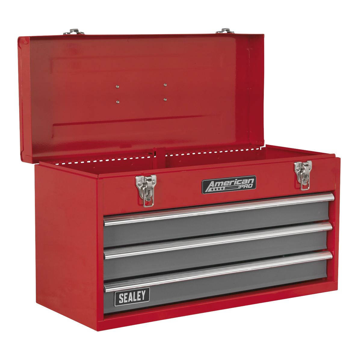 Tool Chest 3 Drawer - Red/Grey AP9243BB