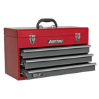 Tool Chest 3 Drawer - Red/Grey AP9243BB